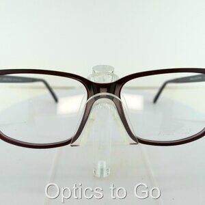 ANDY WOLF 4526 C: D (DARK RED)  58-15-145 Eyeglass Frames